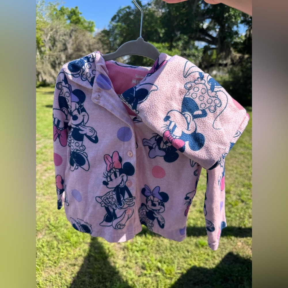 Disney Minnie Mouse Purple and Pink Pajama Set
